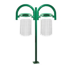 İkili Dış Mekan Çöp Kovası