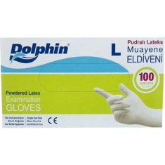 Pudralı Latex Eldiven L