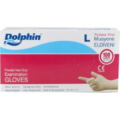 Pudrasız Vinyl Eldiven L